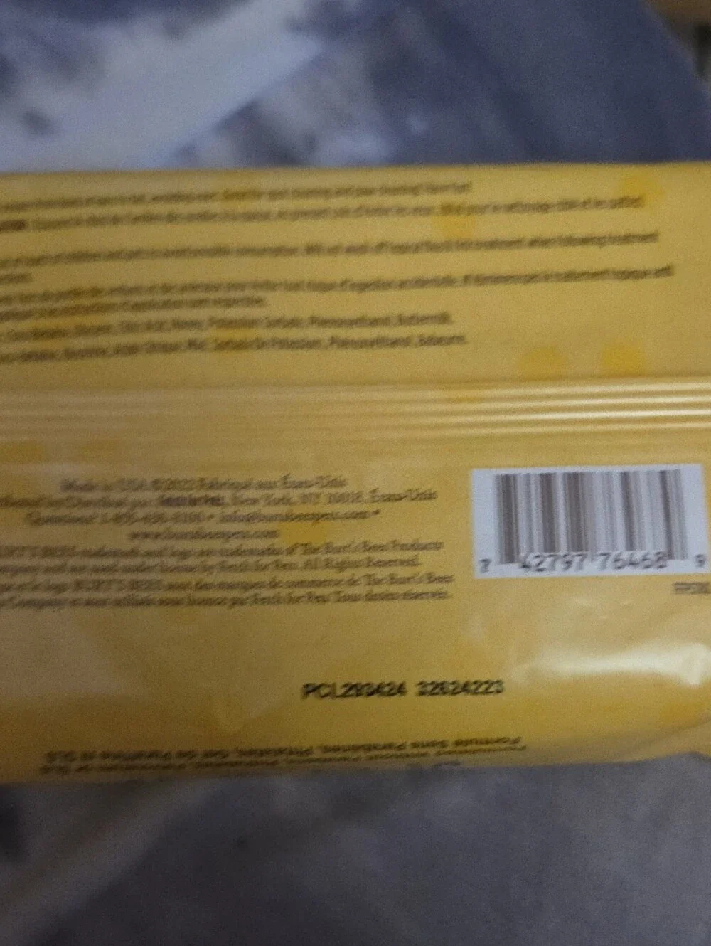 Burt's Bees Yellow Puppy Gentle Cleansing Wipes NWOT